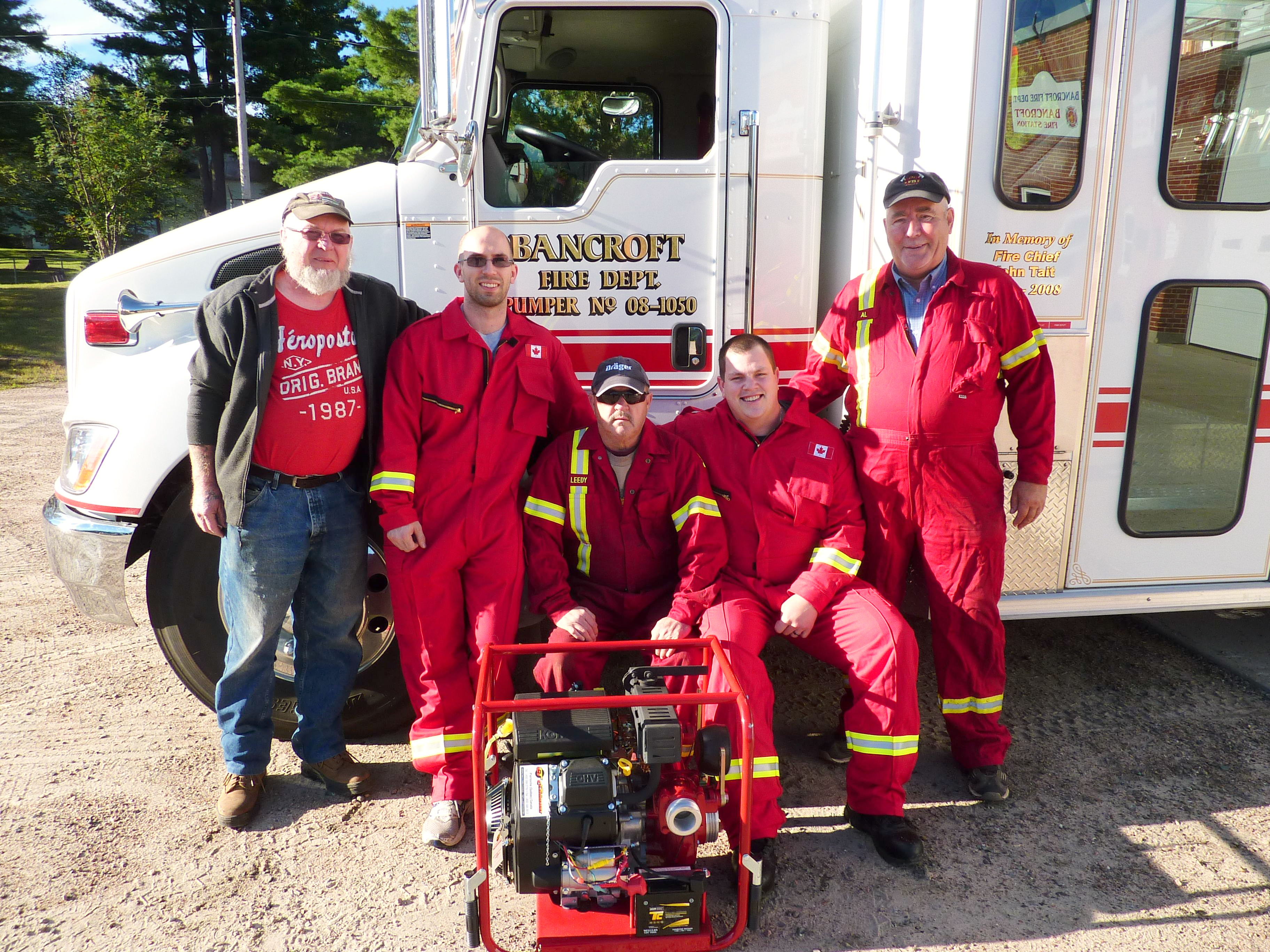Bancroft fire fighters purchase new equipment Bancroft this Week