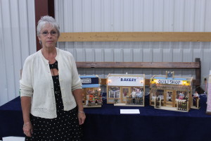 Bev Sleeper, top right, was also a guest of the show this year. She showed off her incredibly detailed miniature shops which she started crafting as a hobby.