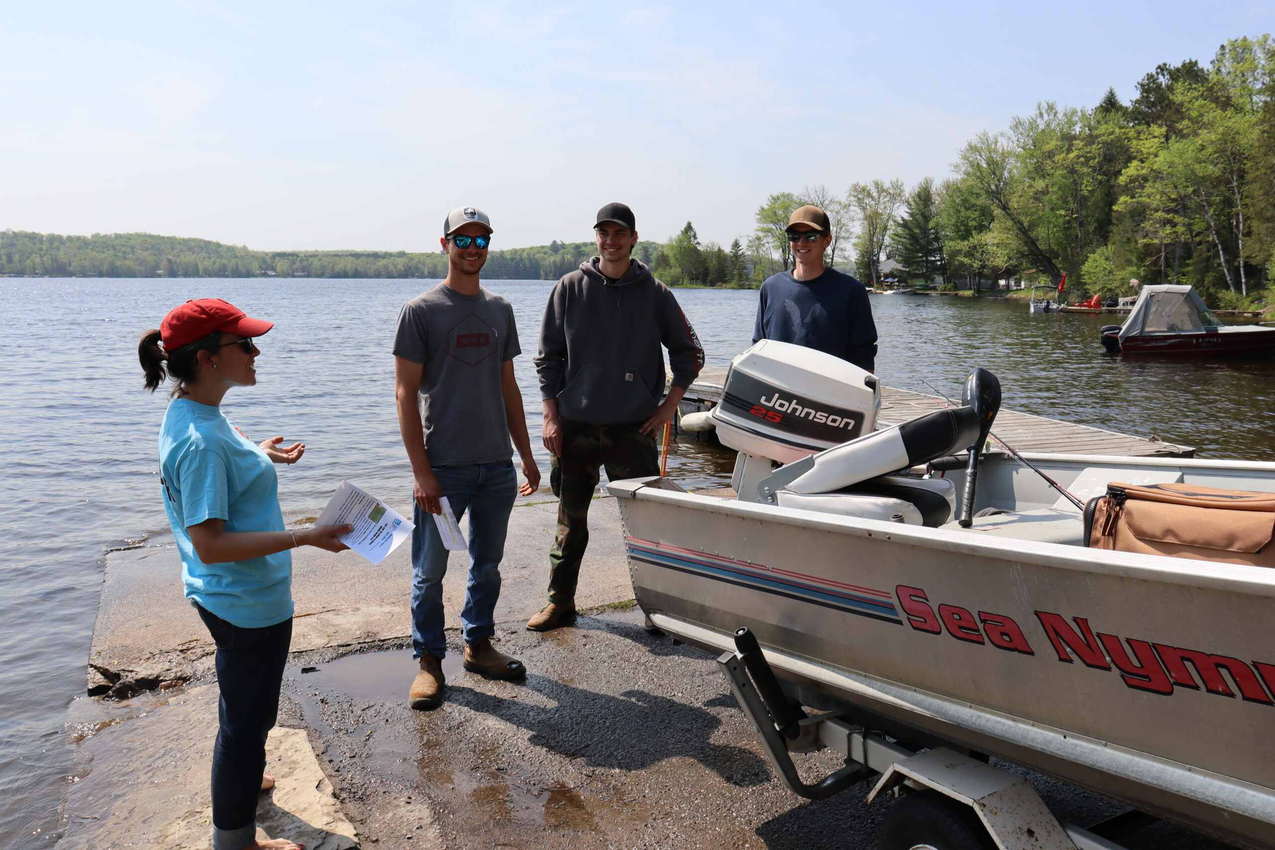 Invasive species ‘Education Blitz’ at Wollaston Lake boat launch